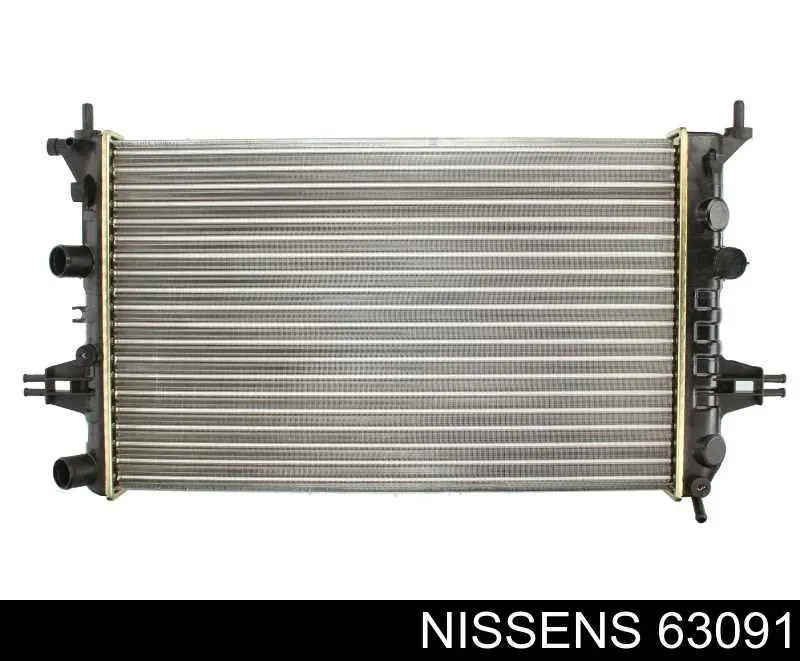 Радиатор охлаждения двигателя Nissens 63091