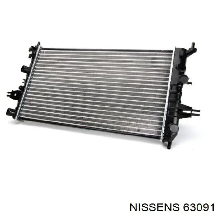 Купить 63091 Nissens Радиатор водяной