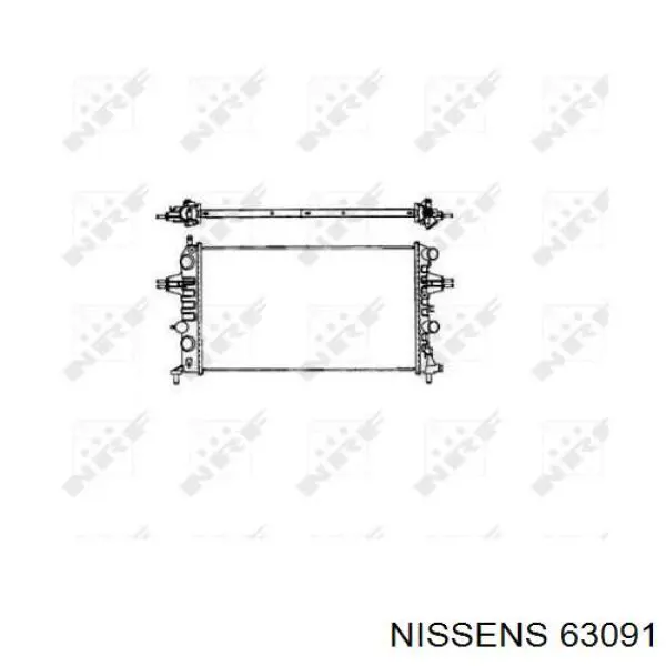 Радиатор 63091 Nissens