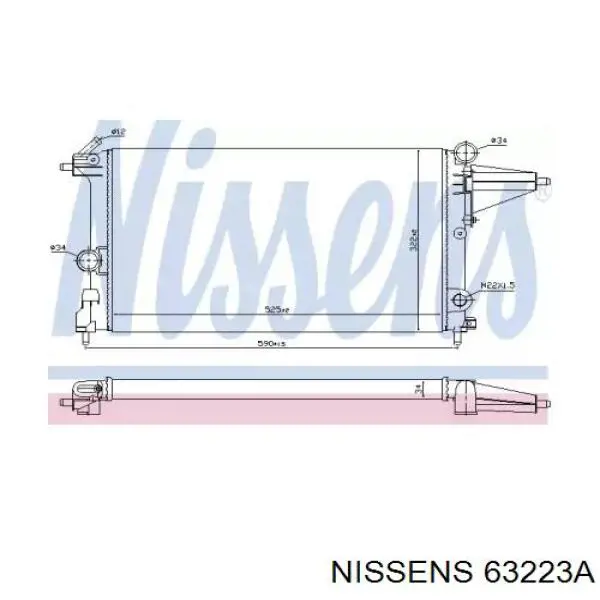 63223A Nissens радиатор