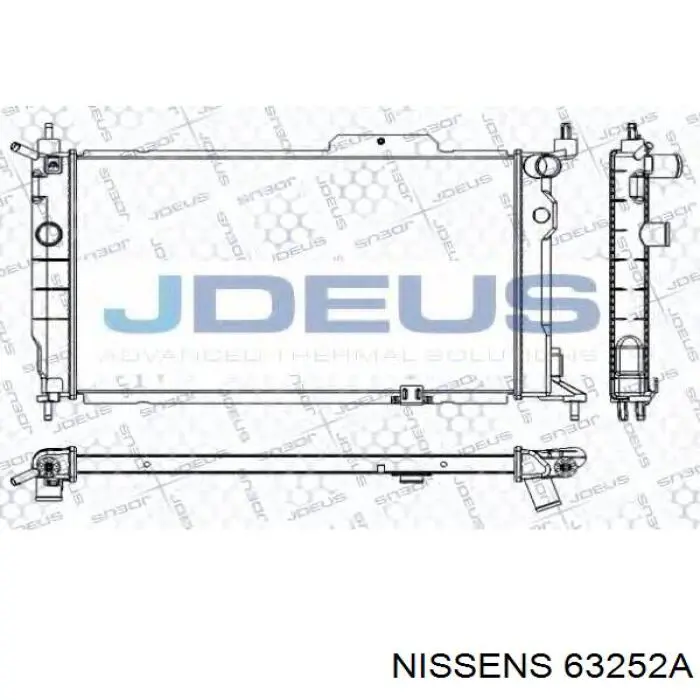 Радиатор 63252A Nissens