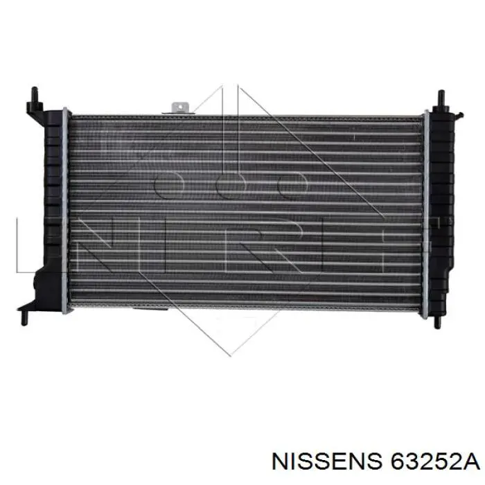 Радиатор охлаждения двигателя Nissens 63252A цена, от 55.26 USD