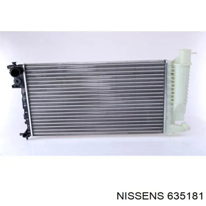 Radiador refrigeración del motor 635181 Nissens
