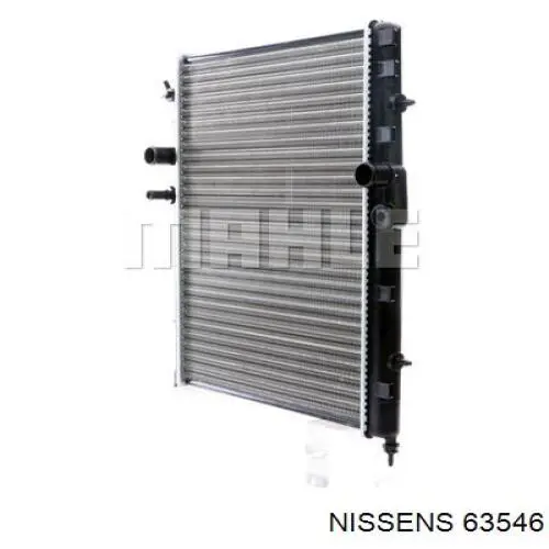 Radiador refrigeración del motor 63546 Nissens