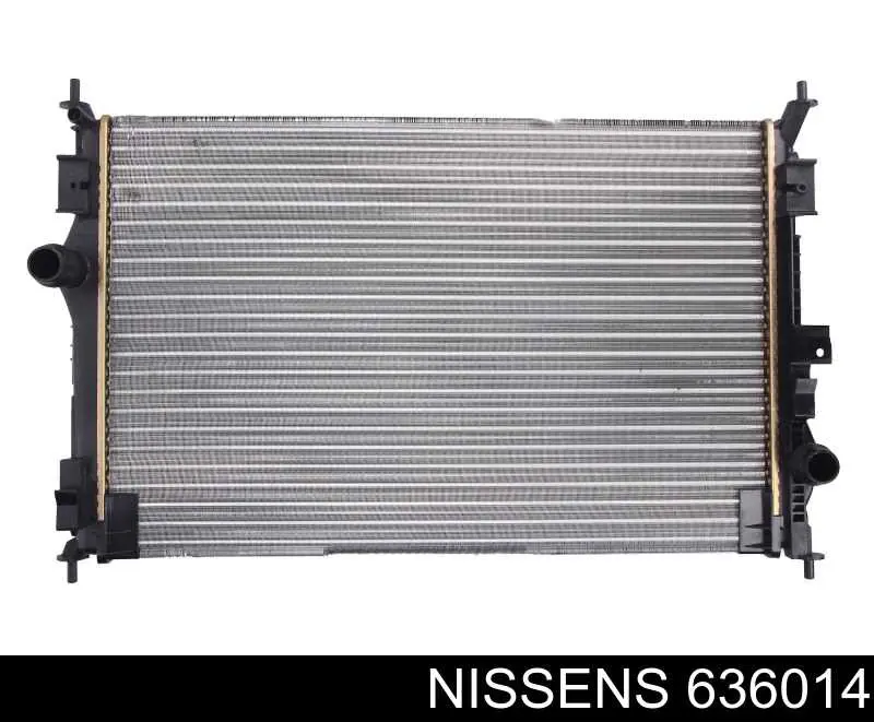 636014 Nissens radiador de esfriamento de motor