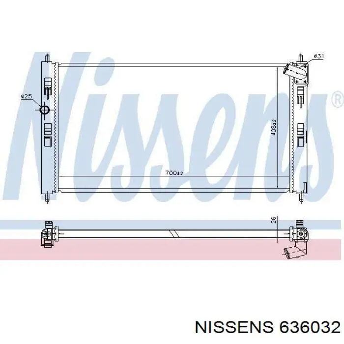 Радиатор охлаждения двигателя Glyser 222275 цена, от 82.36 USD