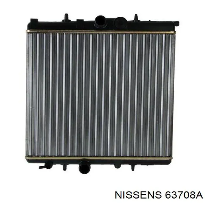 Radiador refrigeración del motor 63708A Nissens
