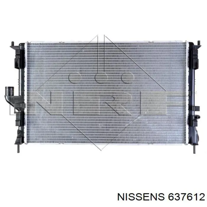 Купить 637612 Nissens Радиатор водяной
