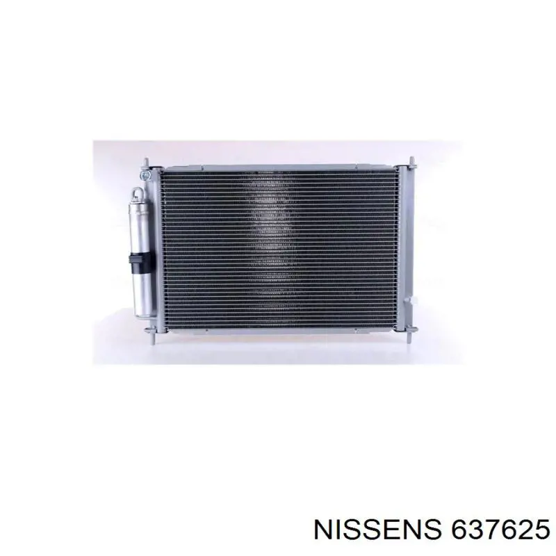 Radiador refrigeración del motor 637625 Nissens