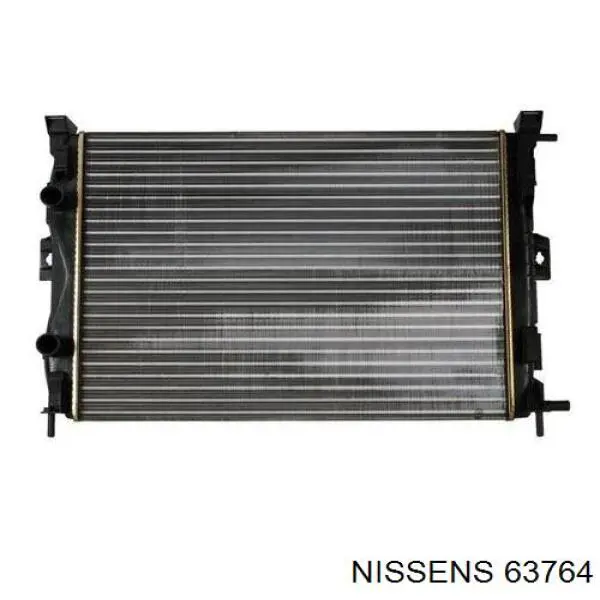 Radiador refrigeración del motor 63764 Nissens