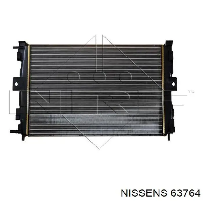 Радиатор охлаждения двигателя Nissens 63764 цена, от 105.15 USD