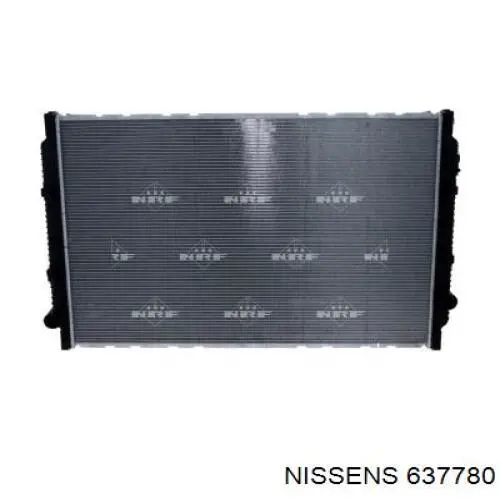 Radiador refrigeración del motor 637780 Nissens
