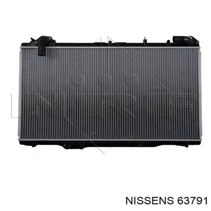 Radiador refrigeración del motor 63791 Nissens