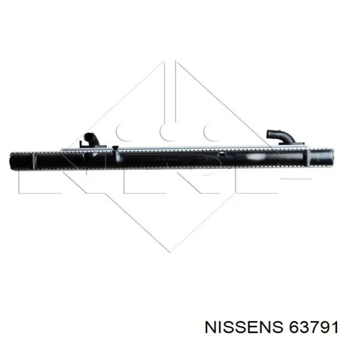 Купить 63791 Nissens Радиатор водяной