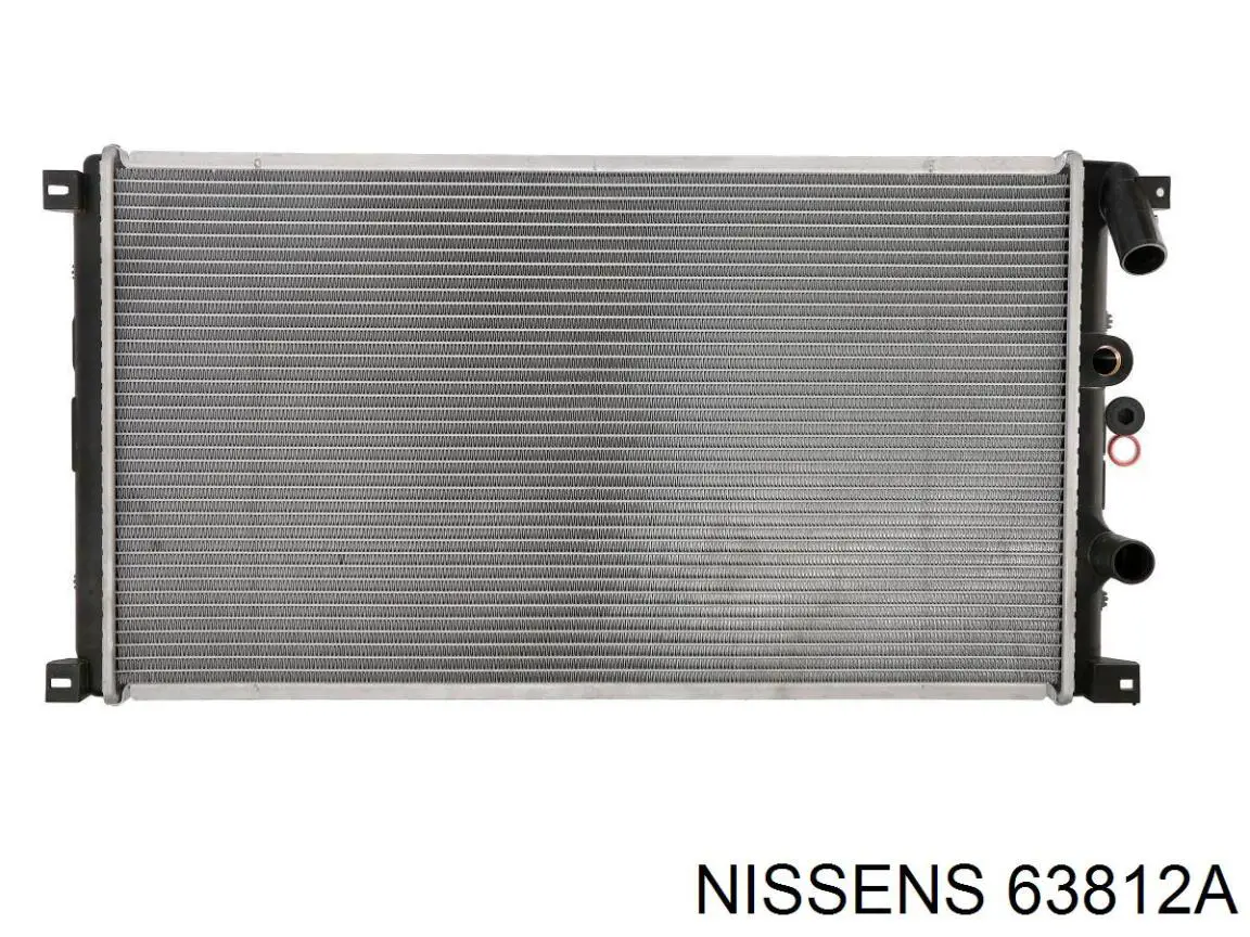Radiador refrigeración del motor 63812A Nissens