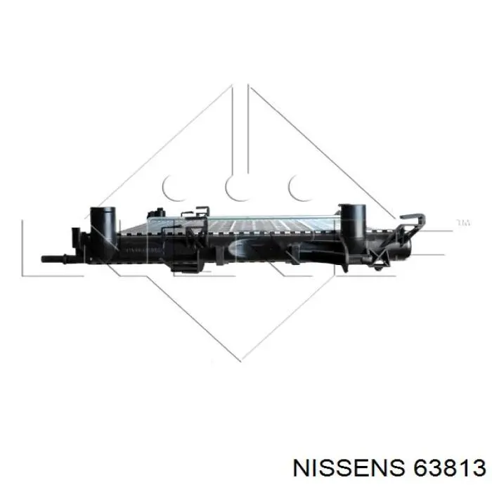 Радиатор охлаждения двигателя Nissens 63813 цена, от 61.09 USD