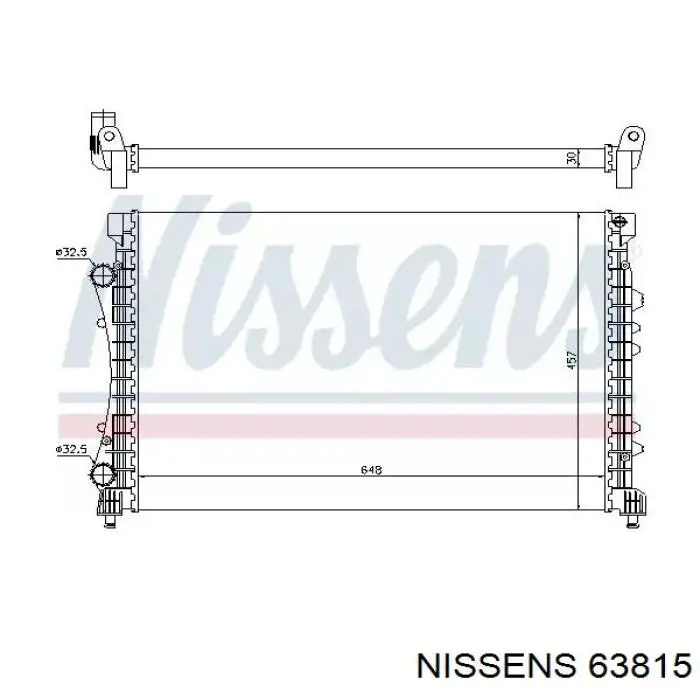 63815 Nissens радиатор