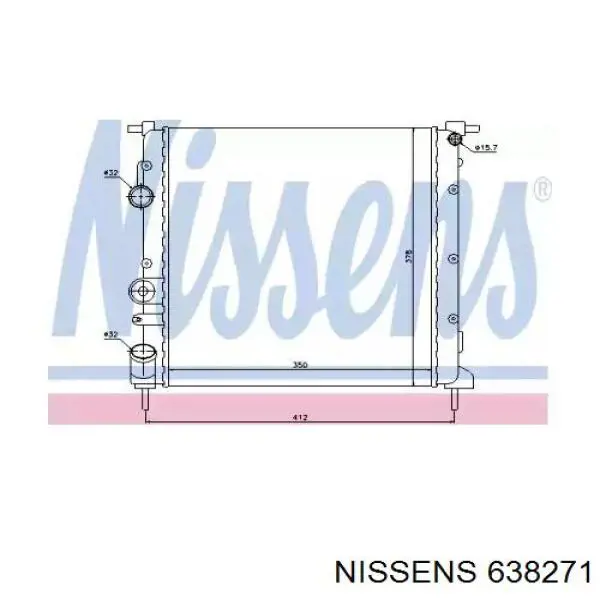 638271 Nissens радиатор