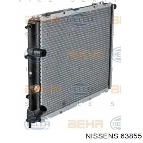 Радиатор охлаждения двигателя Nissens 63855 цена, от 77.68 USD
