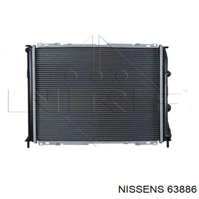 63886 Nissens Радиатор основной