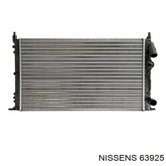 Radiador refrigeración del motor 63925 Nissens