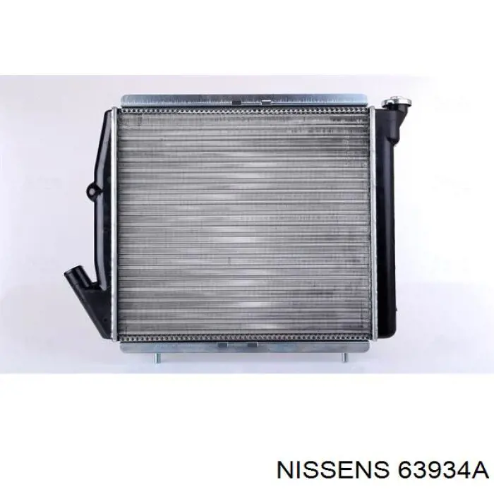 Radiador refrigeración del motor 63934A Nissens