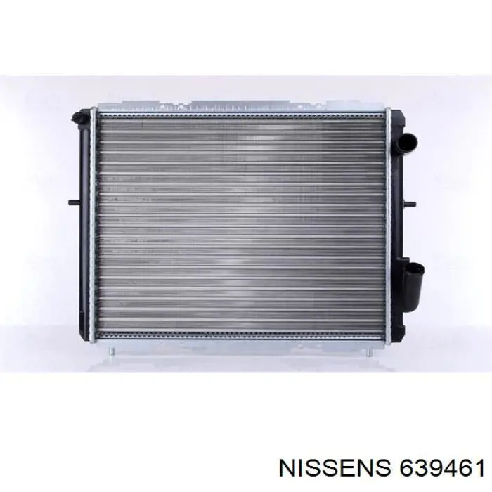 Radiador refrigeración del motor 639461 Nissens