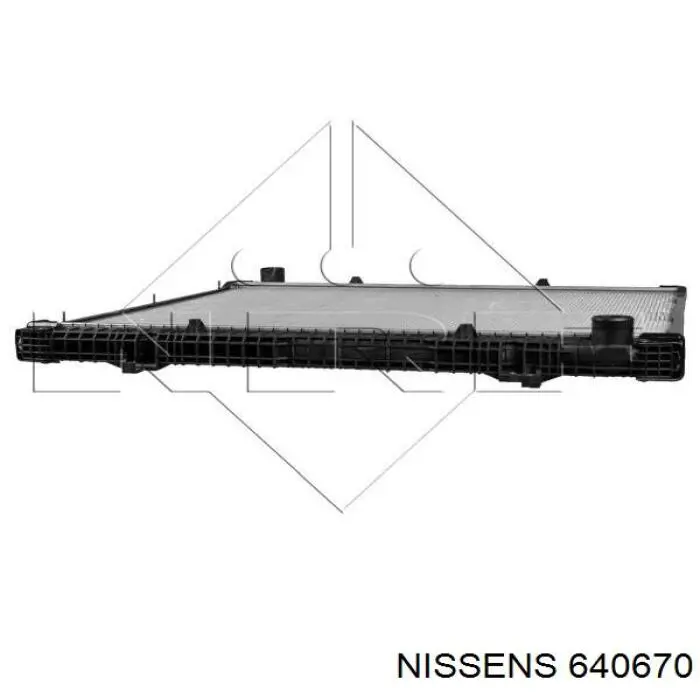 640670 Nissens Радиатор основной