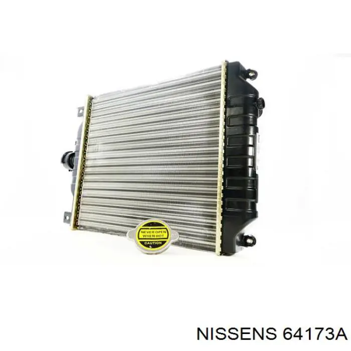 Радіатор охолодження двигуна 64173A Nissens