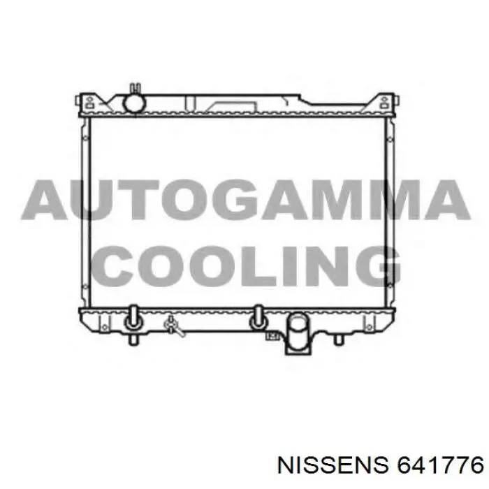 Радиатор охлаждения двигателя Nissens 641776 цена, от 151.46 USD