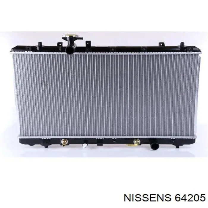 Radiador refrigeración del motor 64205 Nissens