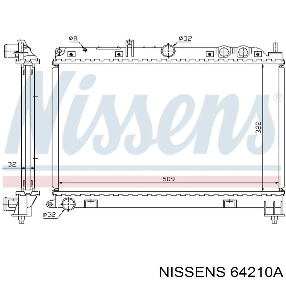 64210A Nissens радиатор