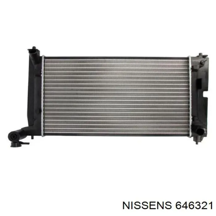 Купить 646321 Nissens Радиатор водяной
