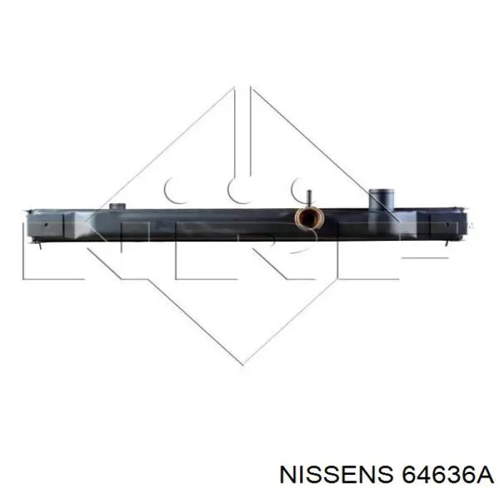 Радиатор охлаждения двигателя Nissens 64636A цена, от 165.79 USD