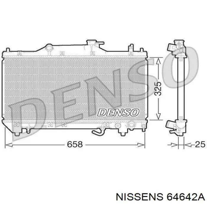 Радиатор 64642A Nissens