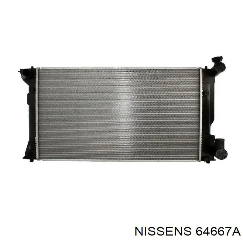 Radiador refrigeración del motor 64667A Nissens