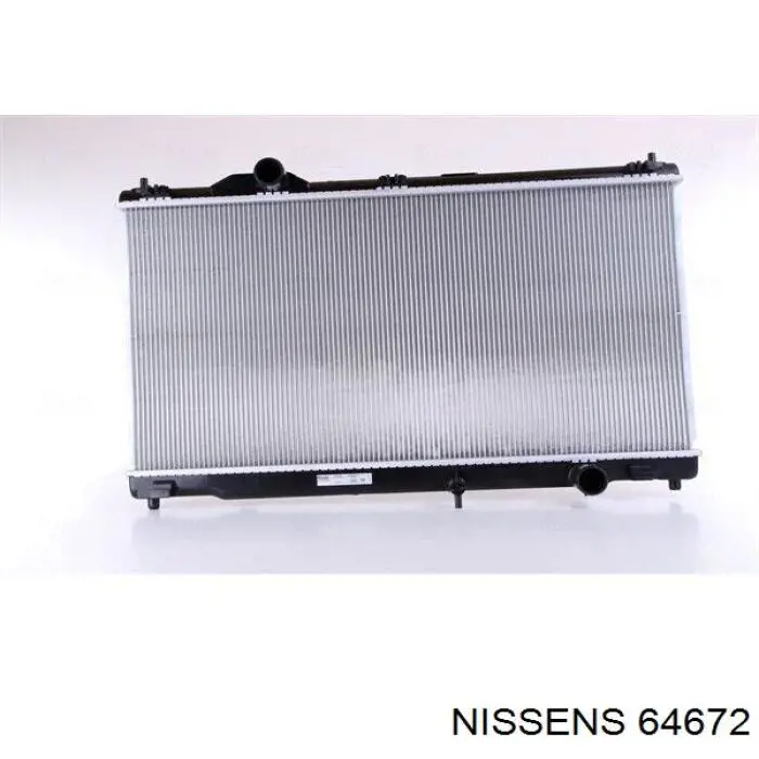 Radiador refrigeración del motor 64672 Nissens