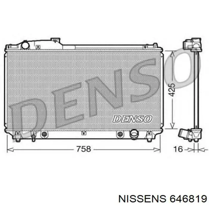 Радиатор 1026340SX Stellox