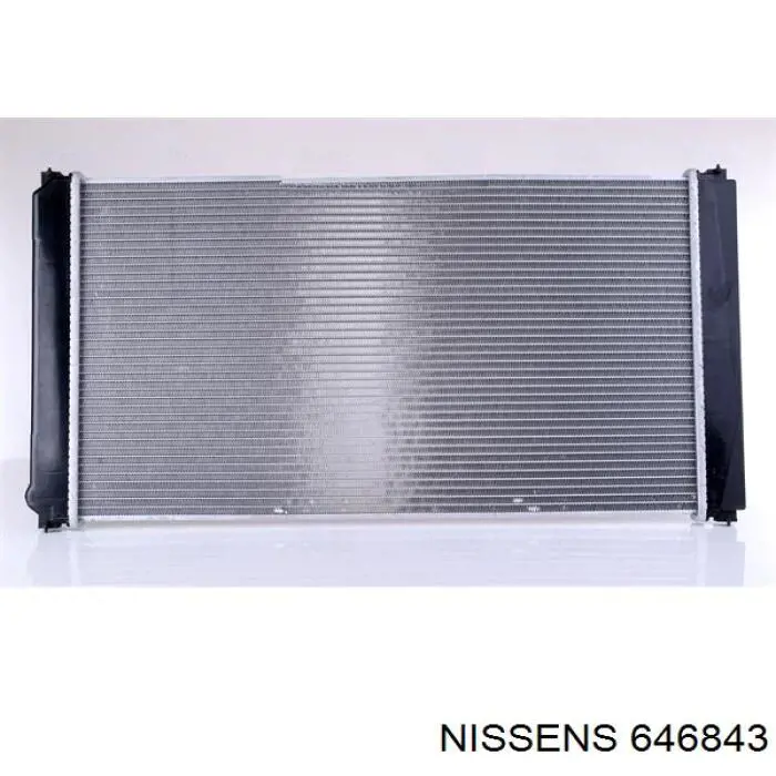 646843 Nissens radiador de esfriamento de motor