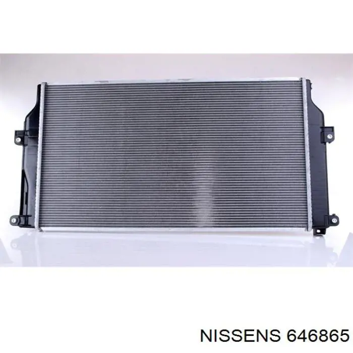 Radiador refrigeración del motor 646865 Nissens