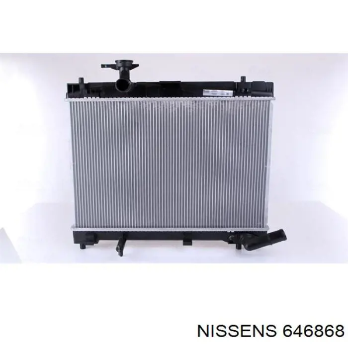 Radiador refrigeración del motor 646868 Nissens