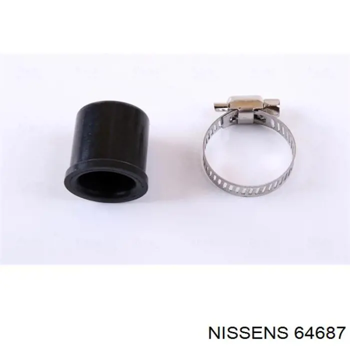 Радиатор охлаждения двигателя Nissens 64687 цена, от 60.24 USD