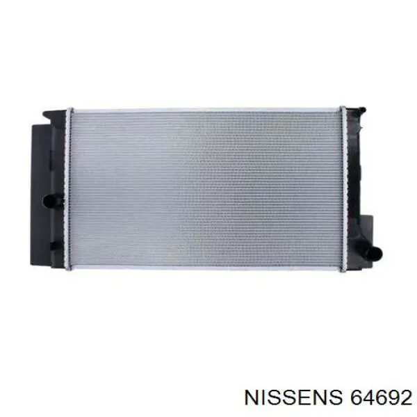 Radiador refrigeración del motor 64692 Nissens