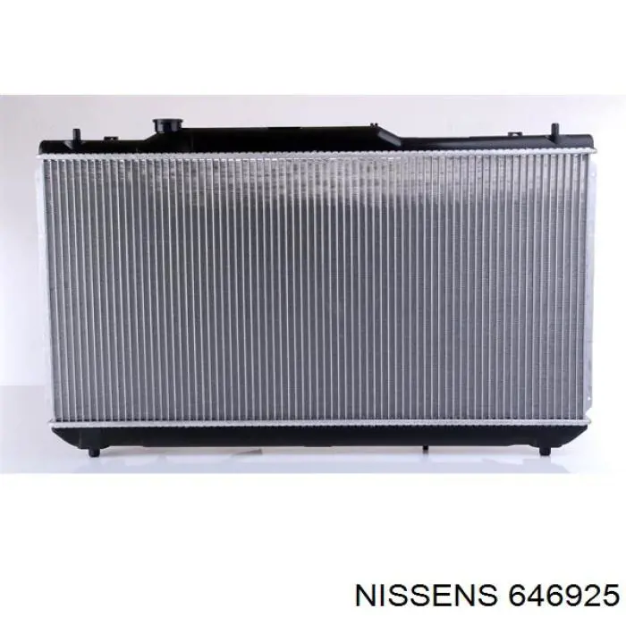 646925 Nissens radiador de esfriamento de motor