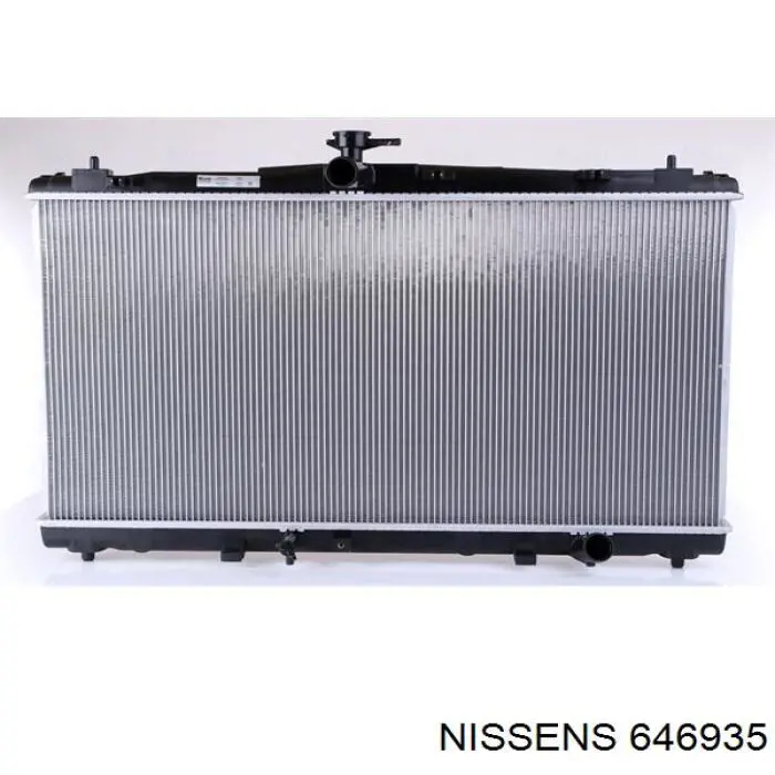 Radiador refrigeración del motor 646935 Nissens