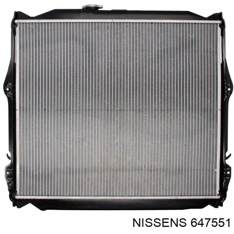 Купить 647551 Nissens Радиатор водяной