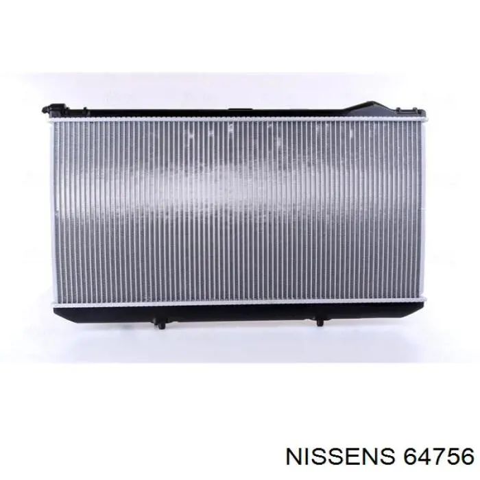 Radiador refrigeración del motor 64756 Nissens