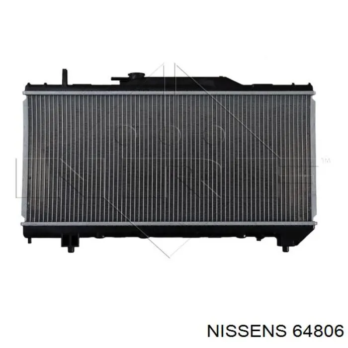 Купить 64806 Nissens Радиатор водяной