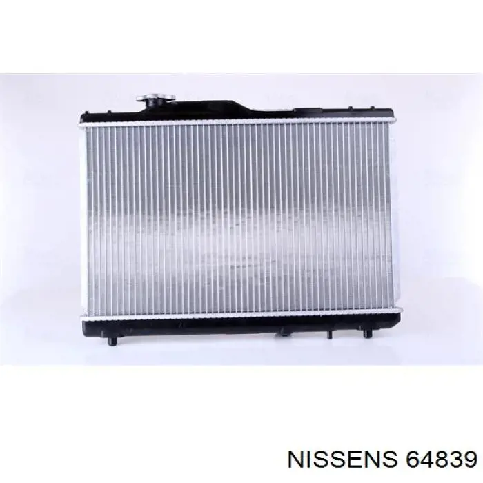 Radiador refrigeración del motor 64839 Nissens