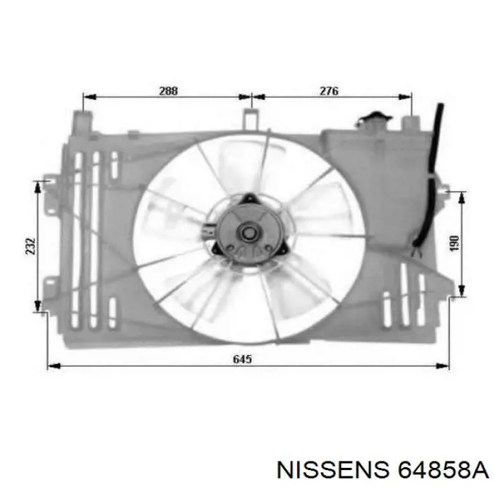 Радиатор 64858A Nissens